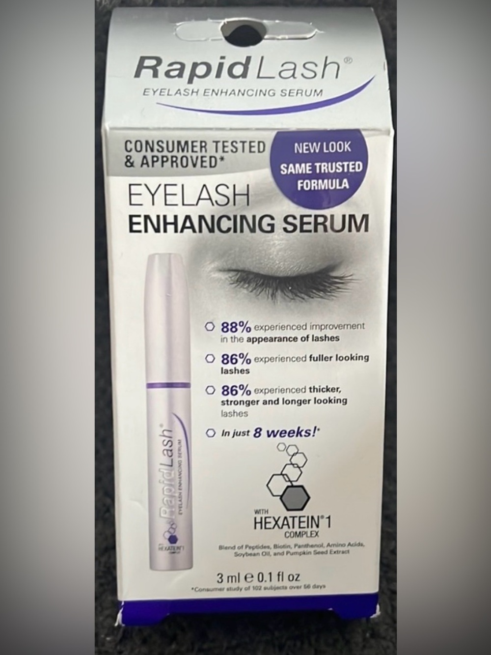 RAPID lash EYELASHE ENHANCING SERUM NIB 3ml